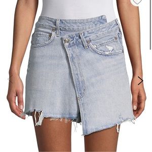 Agolde Criss Cross Skirt